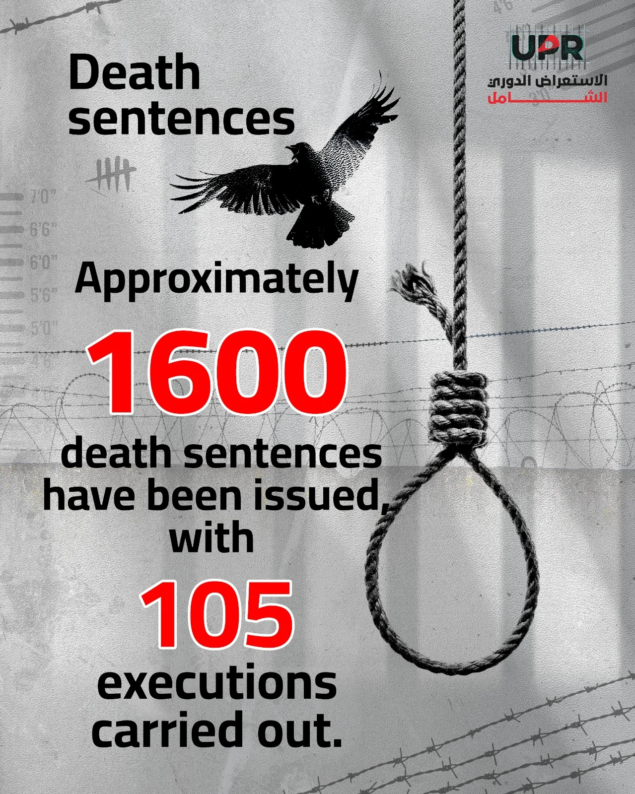 In Egypt, 1,600 death sentences have been issued between 2013 and 2024.